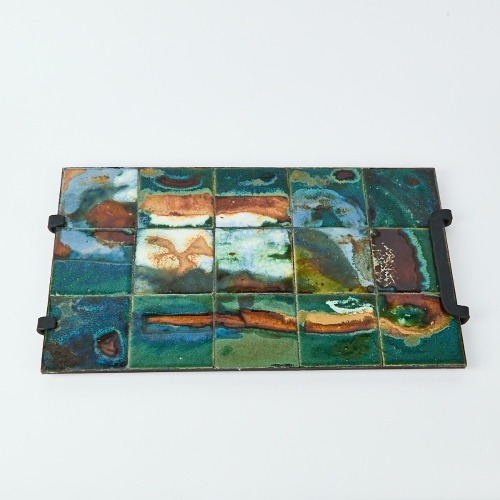A Kay and Ted Twiss Large Tile Trivet