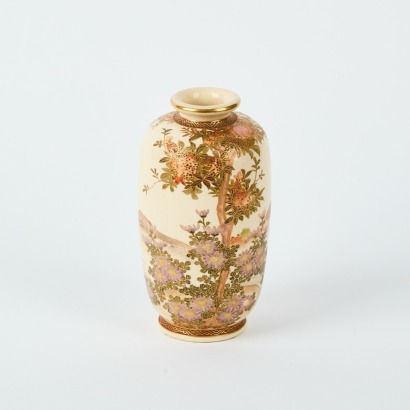 A Vintage Meiji Period Small Satsuma Vase