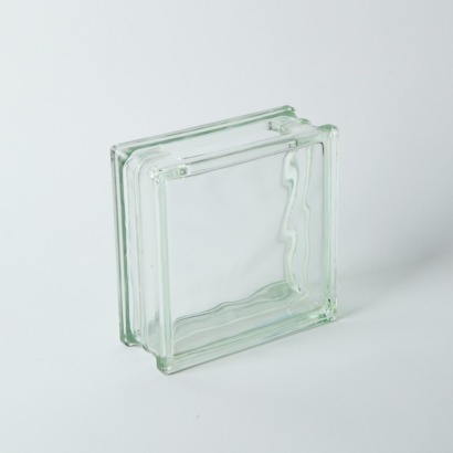 A West German Glass Brick Vase