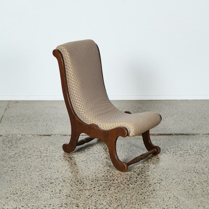 A Victorian Childs Slipper Chair