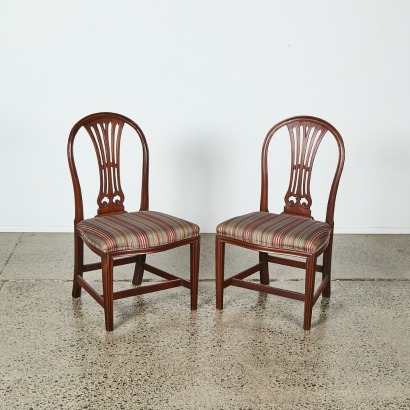 A Pair of Hepplewhite Side Chairs
