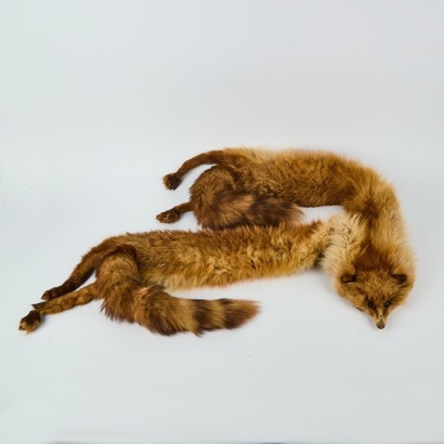 A Vintage Red Fox Fur Stole