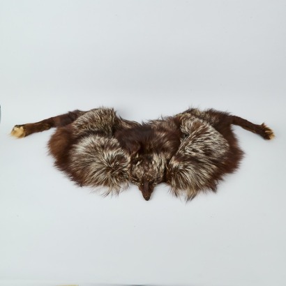 A Vintage Grey Fox Fur Stole