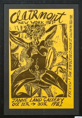 PHILIP CLAIRMONT Clairmont, New Work, Janne Land Gallery Oct 12 - 30th 1981