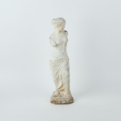 A Concrete Venus de Milo Statue
