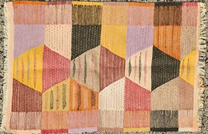 A Small Colourful Tunisian Kilim