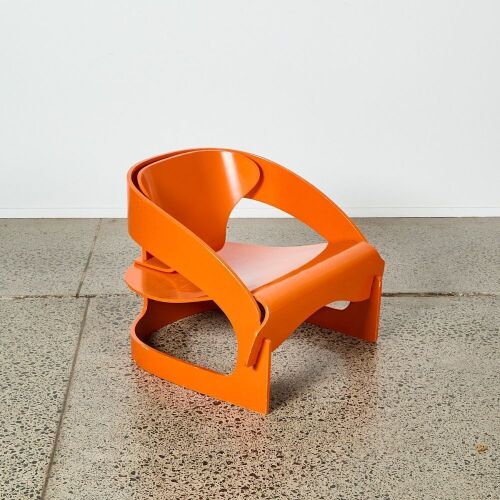A Model 4801 Lounge Chair Attributed to Joe Colombo for Kartell