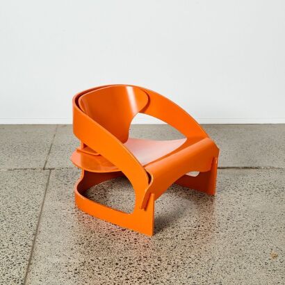 A Model 4801 Lounge Chair Attributed to Joe Colombo for Kartell