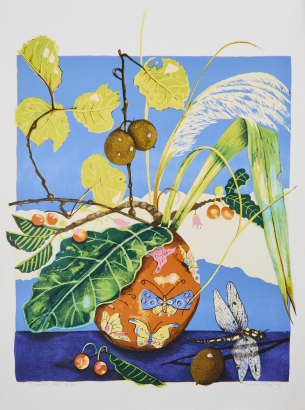 PAMELA WOLFE Butterfly Vase
