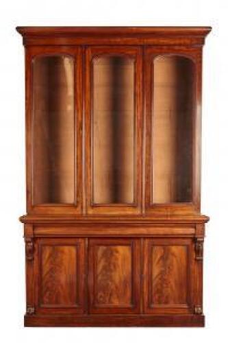 A Victorian Bookcase Chiffonier in Mahogany