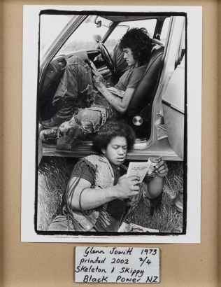 GLENN JOWITT Skeleton & Skippy, Black Power NZ