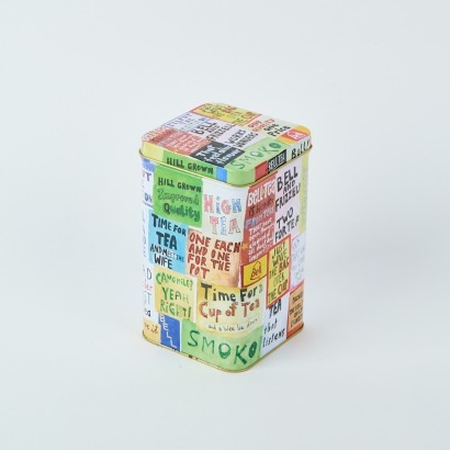 A Dick Frizzell Tea Tin for Bell Tea