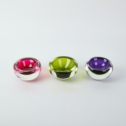 A Trio of Mike McGregor Coloured Bowls
