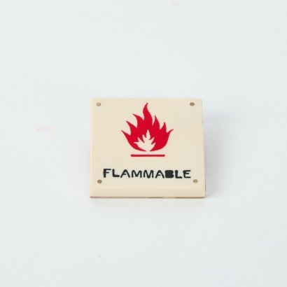 A Steph Lusted 'Flammable' Broach