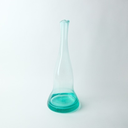 An Organic Formed Large Glass Vase
