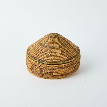 A Coil Woven Basket, Africa