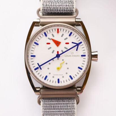 Titanium, 40mm Louis Erard X Alain Silberstein Le R&eacute;gulateur Blanc Limited Edition (178 pieces) Wristwatch, circa 2022