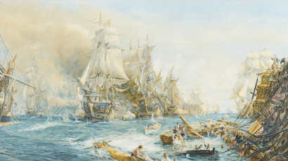 W. L. WYLLIE The Battle of Trafalgar