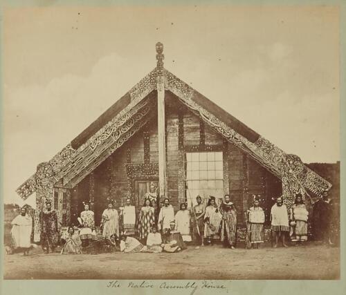 ATTRIBUTED TO WILLIAM BARTLETT The Native Assembly House (Ohinemutu)