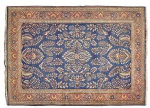 A Large Hand Knotted Rug