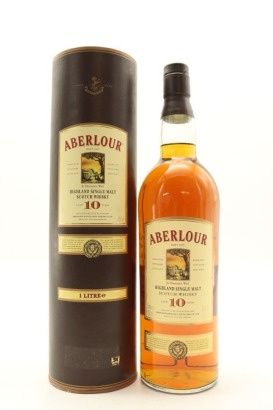 (1) Aberlour 10 Year Old Single Malt Scotch Whisky, 40% ABV, 1000ml (GB)