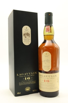 (1) Lagavulin 16 Year Old Single Malt Scotch Whisky, 43% ABV (GB)