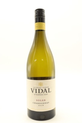 (1) 2018 Vidal Estate Soler Chardonnay, Hawke's Bay