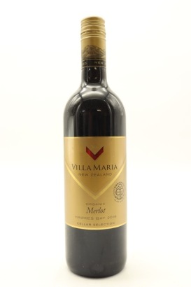 (1) 2016 Villa Maria Cellar Selection Organic Merlot, Hawke's Bay
