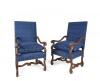 A Pair of Jacobean Style Armchairs