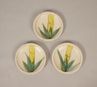 A Set of Three Warren Tippett Plates