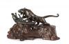 A Good Japanese Meiji Period Bronze Animal Sculpture C. 1880