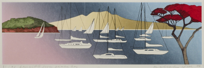MALCOM WARR Rangitoto from Ōkahu Bay