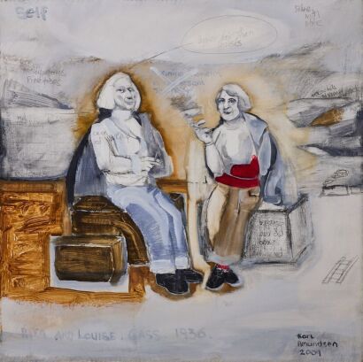 KARL AMUNDSEN Rita and Louise, Cass, 1936