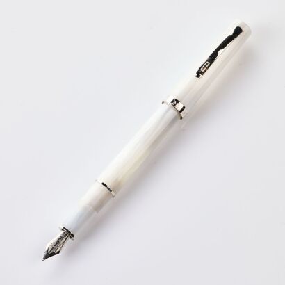Omas, Milford Cruise White Fountain Pen with Box