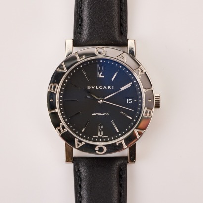 Stainless Steel, BVLGARI 38mm Bvlgari Bvlgari Collection, Automatic Wristwatch