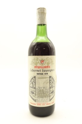 (1) 1970 McWilliam's Cabernet Sauvignon, Hawkes Bay (LS)