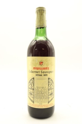 (1) 1972 McWilliam's Cabernet Sauvignon, Napier (MS)