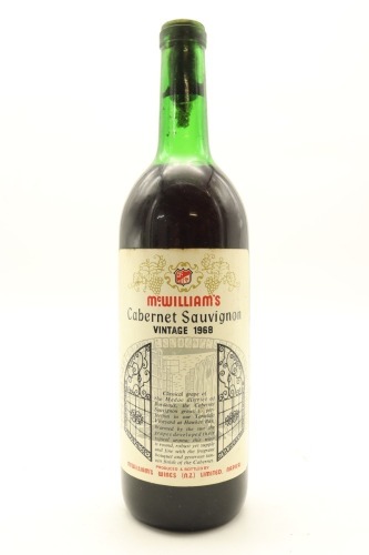 (1) 1968 McWilliam's Cabernet Sauvignon, Hawkes Bay (US)