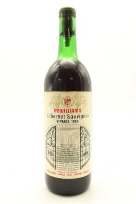 (1) 1968 McWilliam's Cabernet Sauvignon, Hawkes Bay (US)