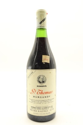 (1) 1979 Hardy's St Thomas 'Burgundy' Shiraz, McLaren Vale