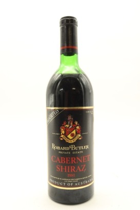 (1) 1981 Robard & Butler Cabernet/ Shiraz, Australia (LMS)