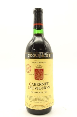 (1) 1982 Corbans Private Bin Cabernet Sauvignon, Henderson Valley