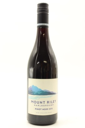 (1) 2015 Mount Riley Wines Pinot Noir, Marlborough