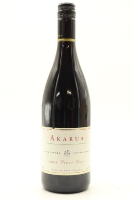 (1) 2005 Akarua Pinot Noir, Bannockburn