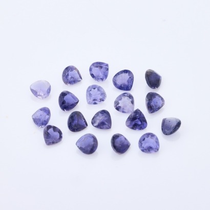 Parcel of Eighteen, Loose, 11.59ct, Pear Shape Iolites