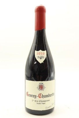 (1) 2010 Domaine Fourrier Les Champeaux Vieilles Vignes, Gevrey-Chambertin Premier Cru [JR18]