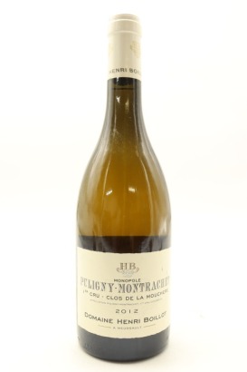 (1) 2012 Domaine Henri Boillot Clos de la Mouchere Monopole, Puligny-Montrachet Premier Cru [JR17.5]