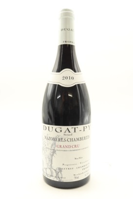 (1) 2010 Domaine Dugat-Py Mazoyeres-Chambertin Grand Cru, Cote de Nuits [JR18] [RP95-97]