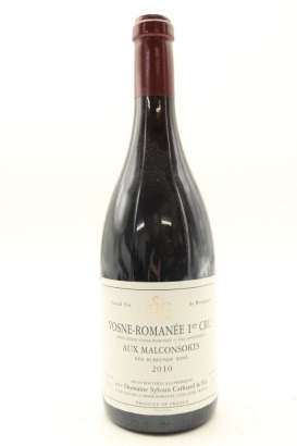 (1) 2010 Sylvain Cathiard Aux Malconsorts, Vosne-Romanee Premier Cru [JR18] [RP96-98]