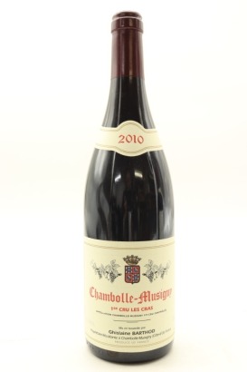 (1) 2010 Domaine Ghislaine Barthod Les Cras, Chambolle-Musigny Premier Cru [JR17]